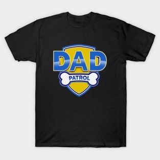 Funny Dad Patrol Dog Dad T-Shirt